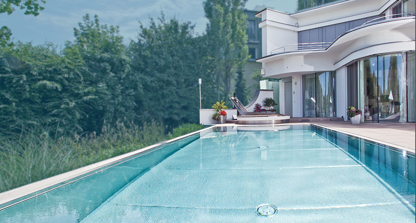 Edelstahl Infinitypool