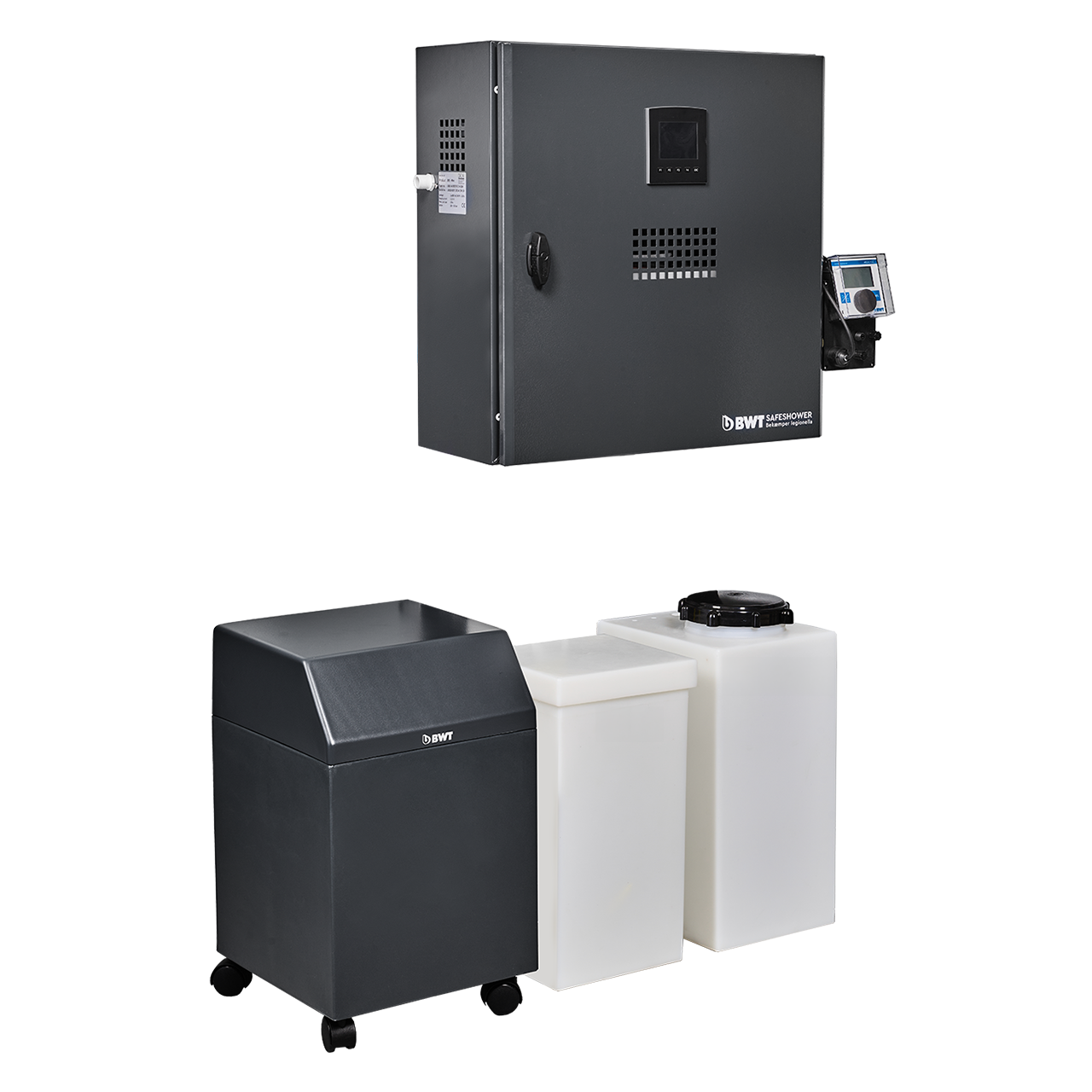 Safeshower M3X til M15 med beholdere og KVD613