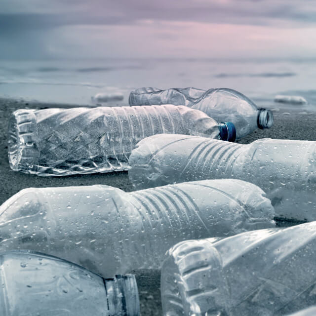 vandflasker, miljø, plastik