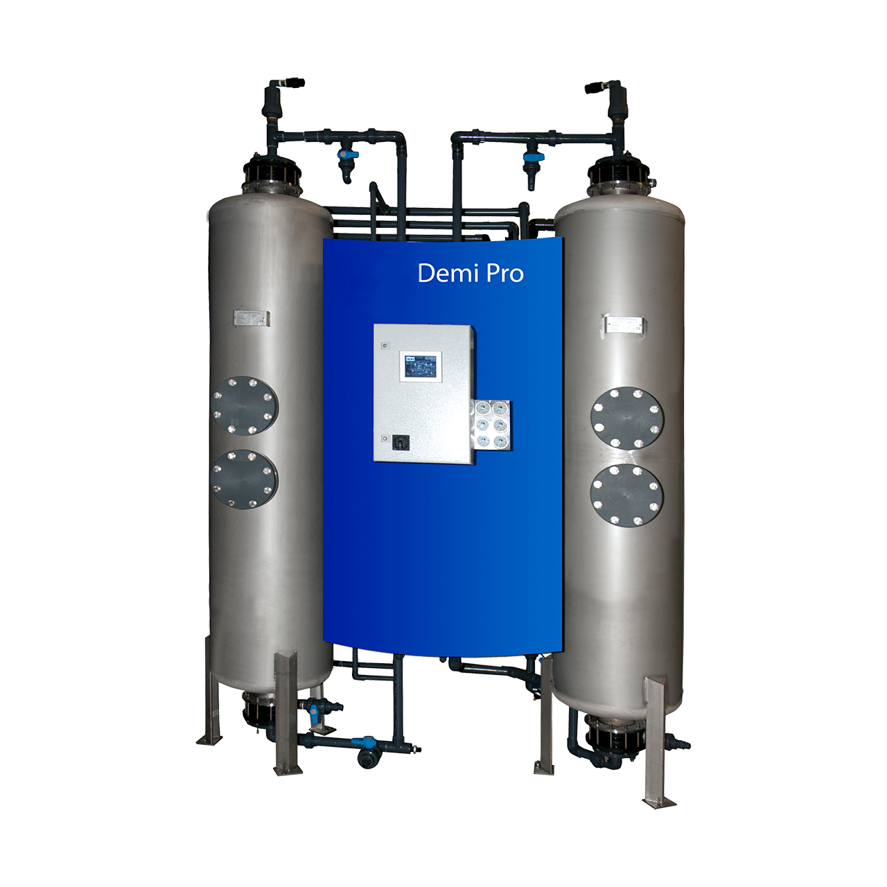 Demineraliseringsanlæg med lavt vand-og kemiforbrug