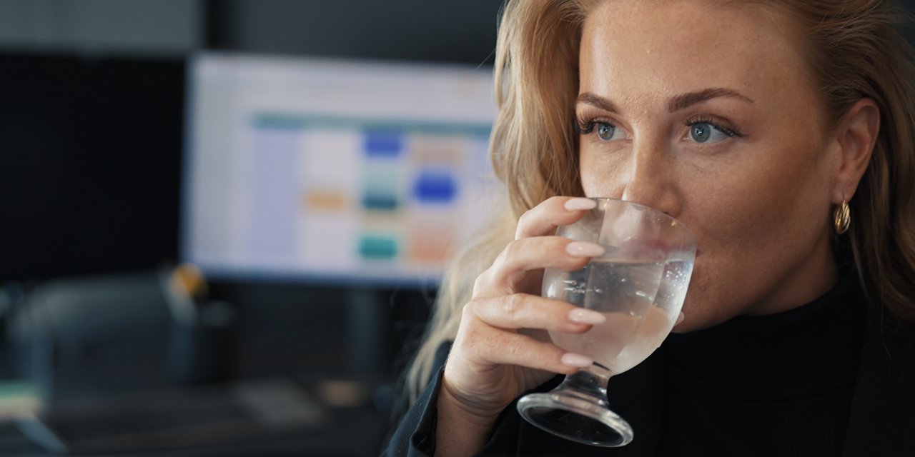 Frisk vand med en BWT vandkøler Frisk vand med en BWT vandkøler