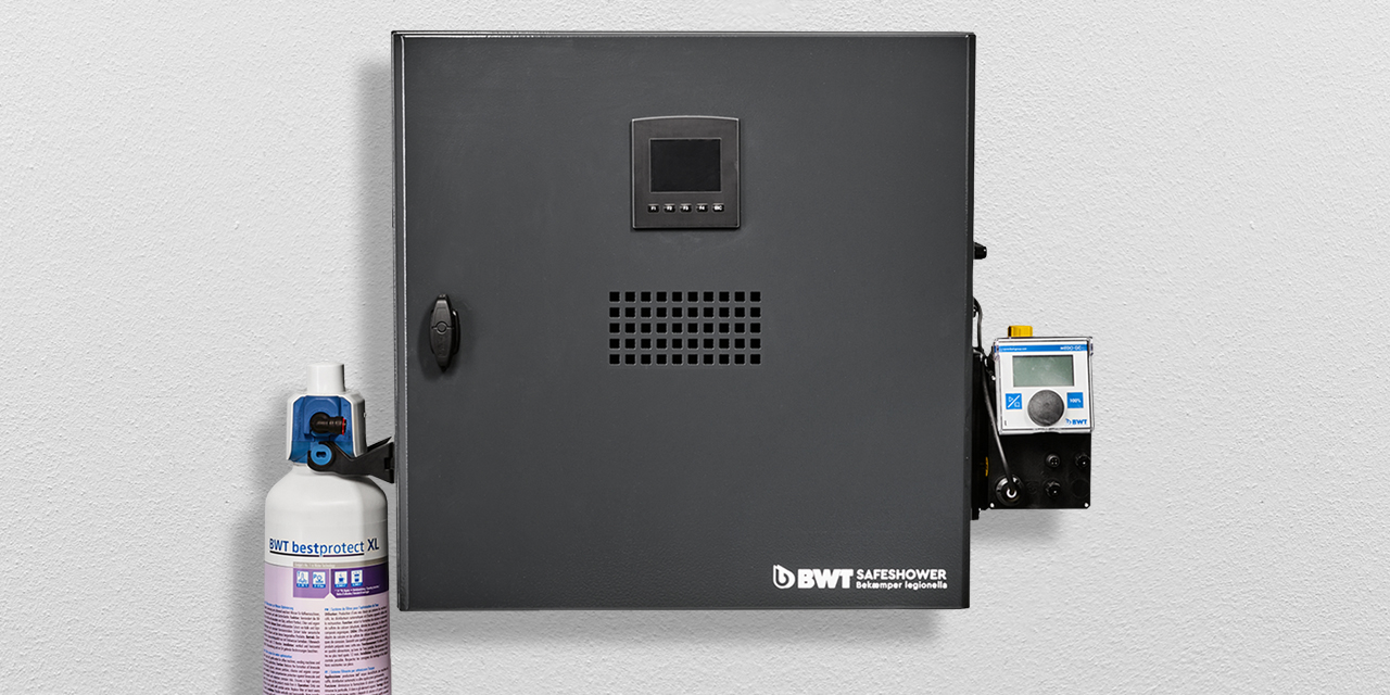 BWT safeshower M3 på væg