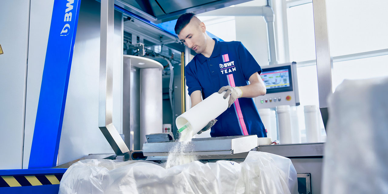 BWT retursystem til bwt vandfiltre