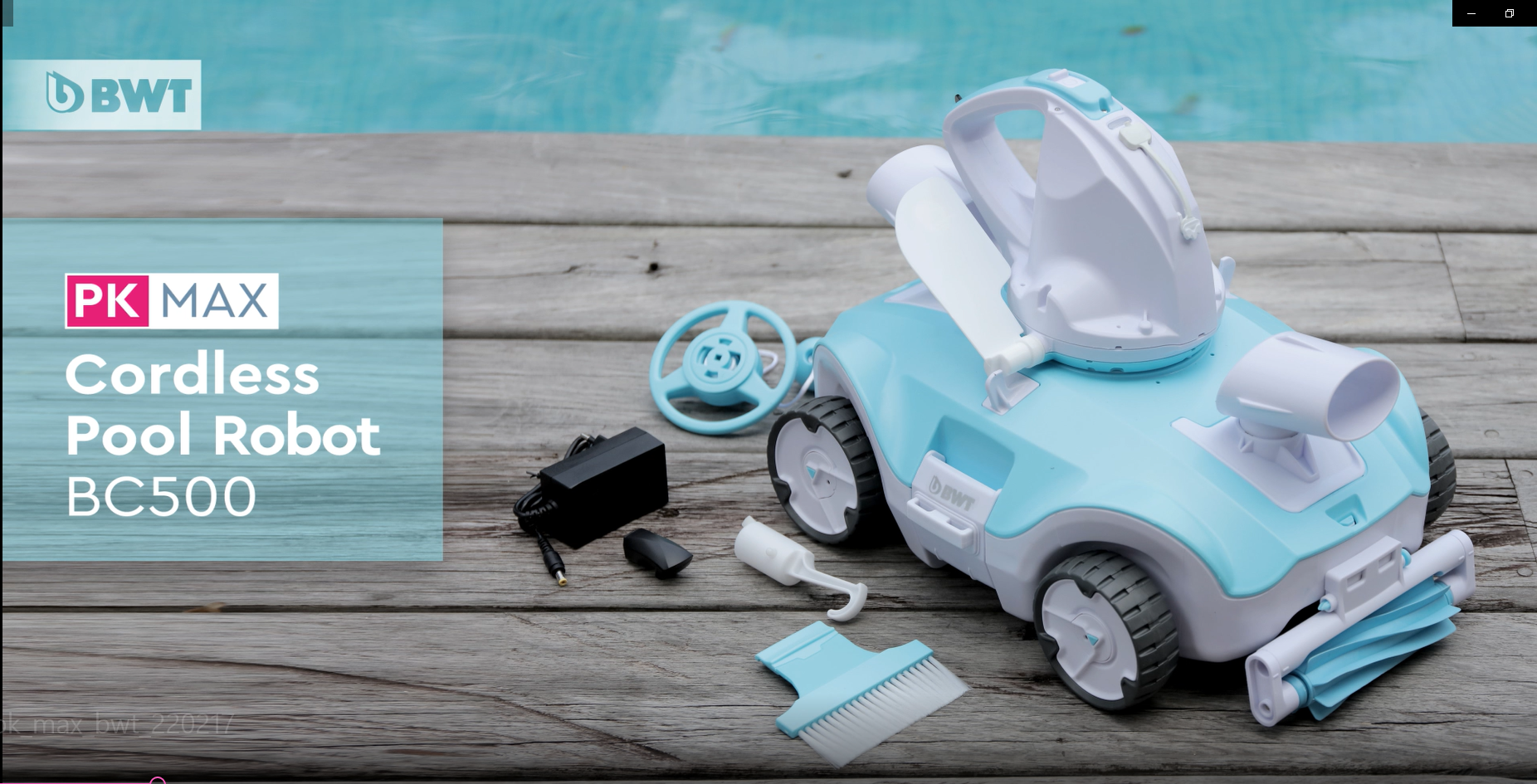 PK MAX poolrobot fra BWT PK MAX poolrobot fra BWT