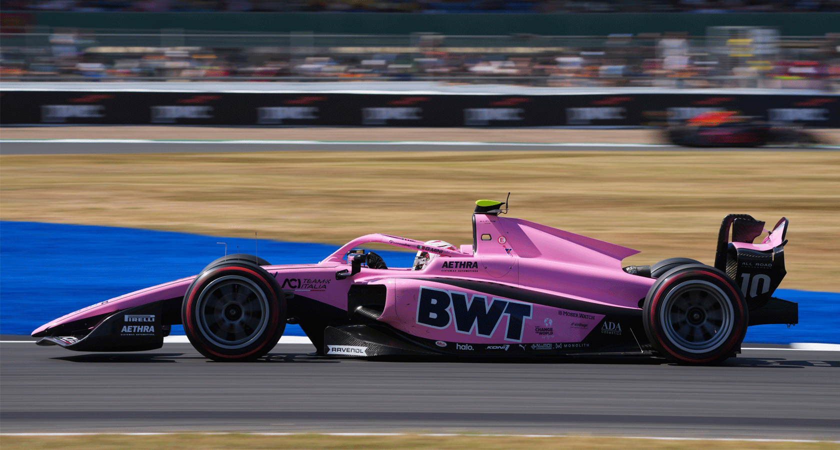 BWT formel 1 racerbil i front