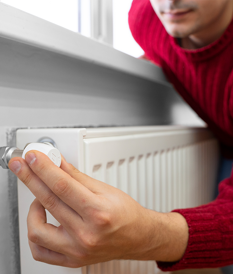 Mand drejer radiator ventil