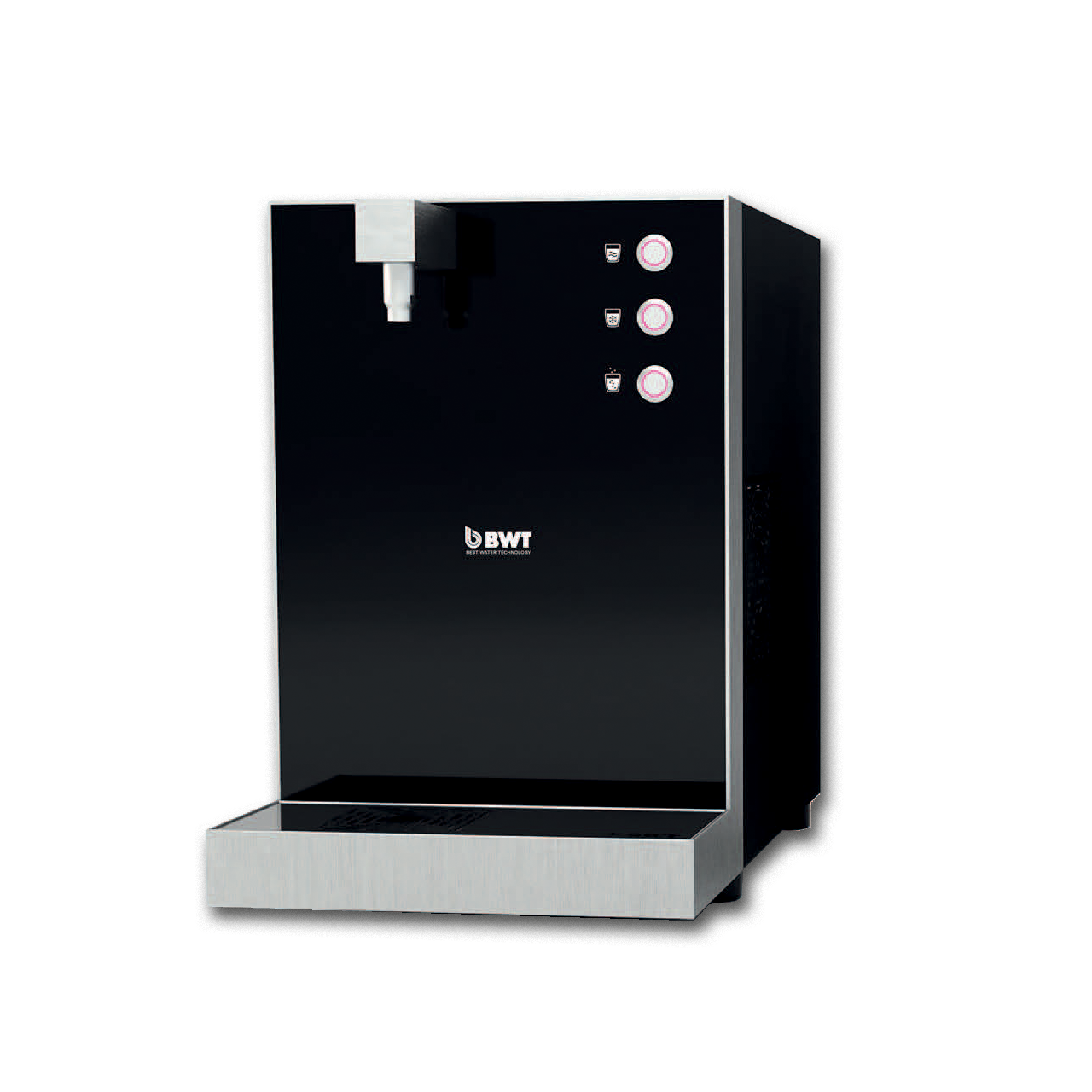 Elegant sort vandkøler som gulv- eller bordmodel