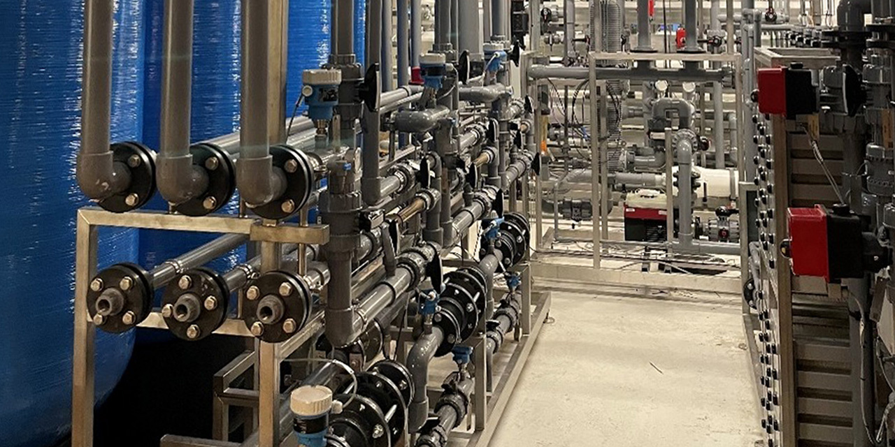 Vandbehandlingsanlæg til fødevarer- og bryggeri