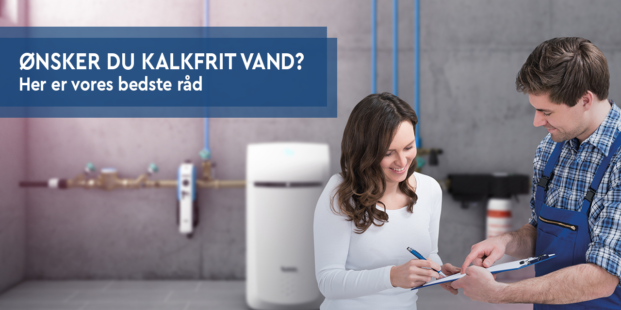 Gode råd til dig som overvejer et blødgøringsanlæg Mand og kvinde ved blødgøringsanlæg