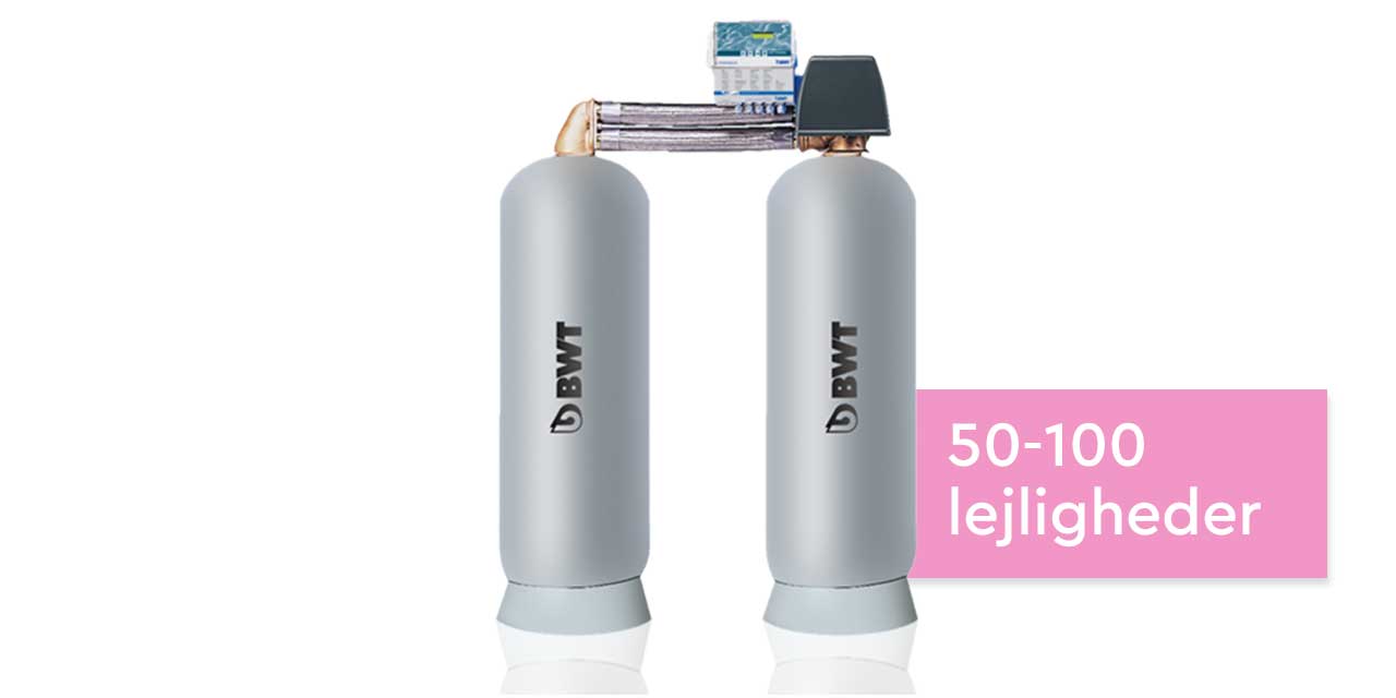 Kalkfrit BWT vand i lejligheder med DUO 6 BWT anlæg Kalkfrit BWT vand i lejligheder med DUO 6 BWT anlæg