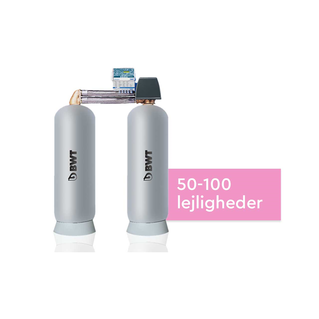 Kalkfrit BWT vand i lejligheder med DUO 6 blødgøringsanlæg Kalkfrit BWT vand i lejligheder med DUO 6 blødgøringsanlæg