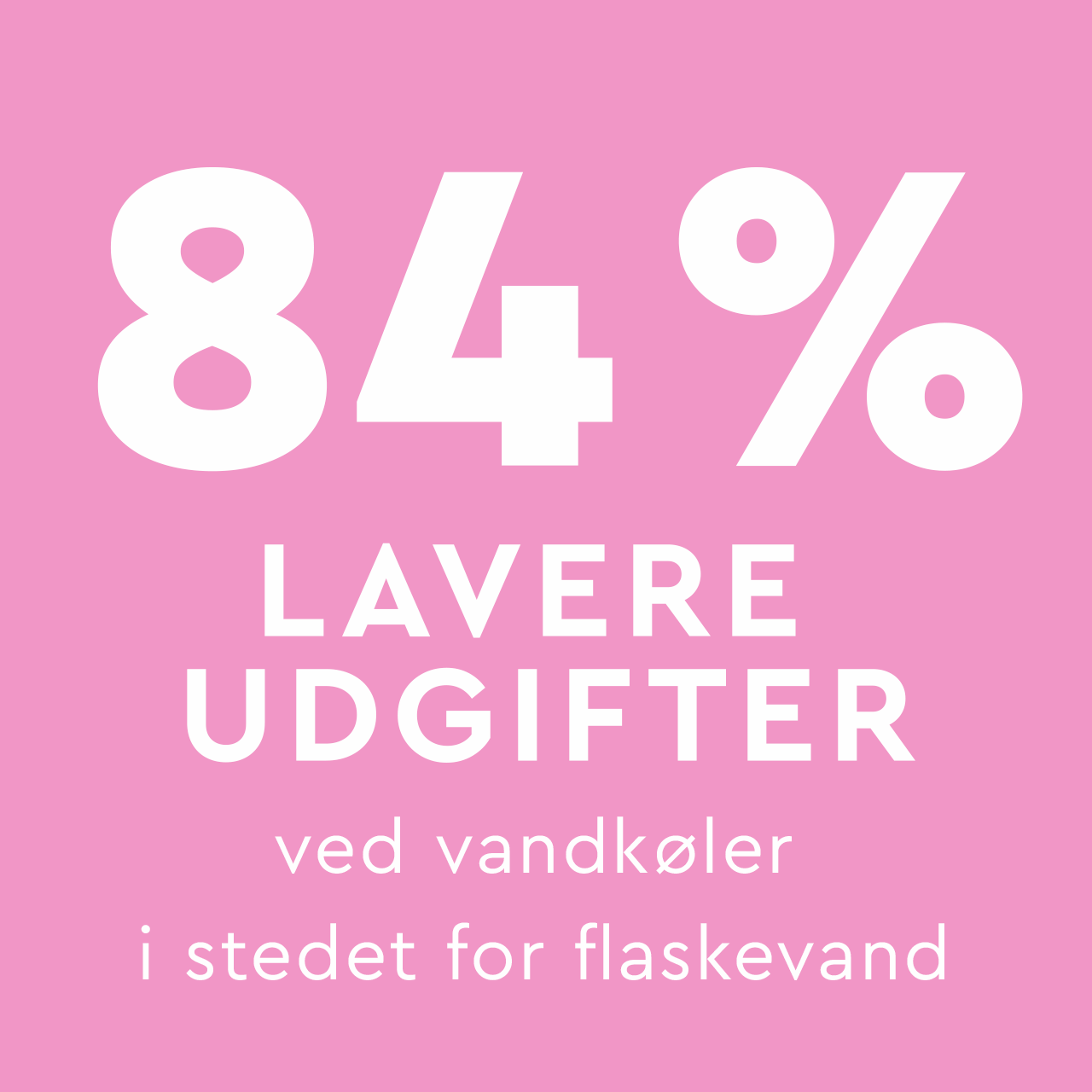 Spar 84 procent med filtreret BWT vand spar-84-procent-med-filtreret-vand