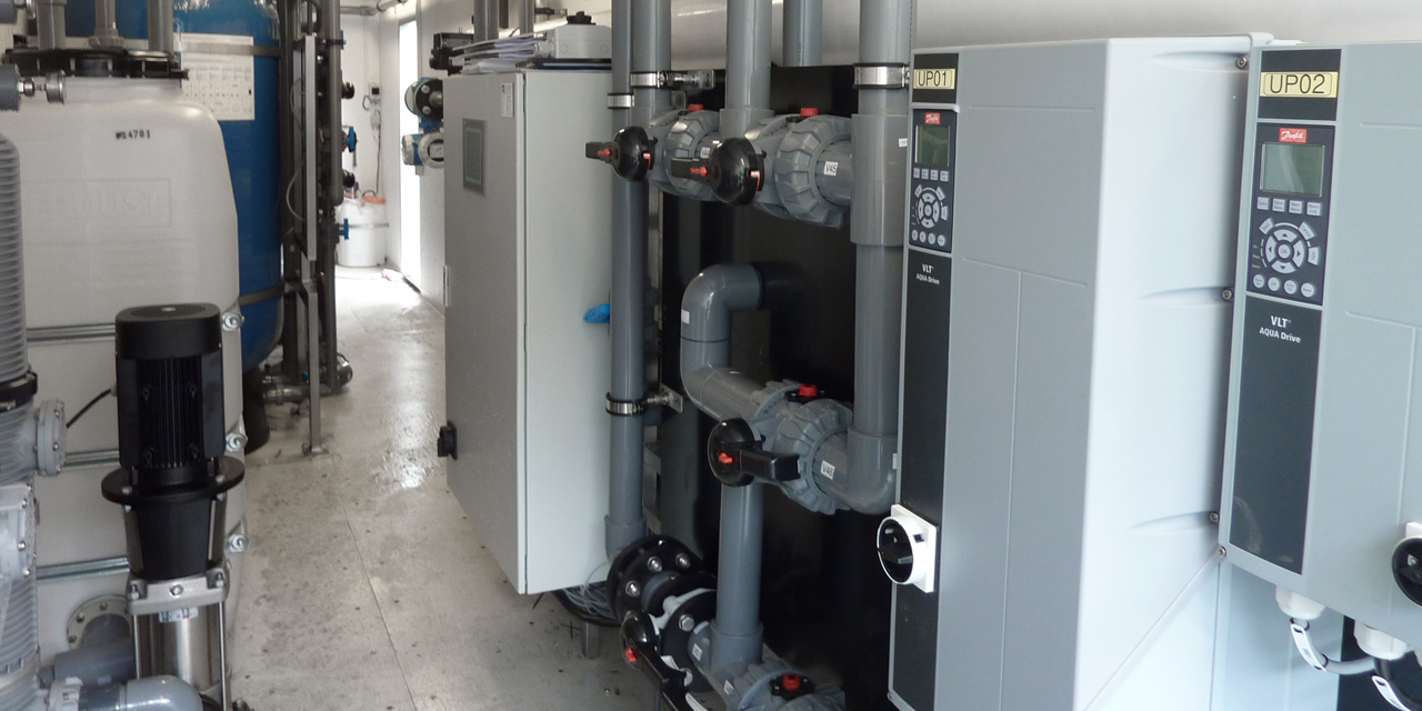 Vandbehandlingsanlæg til Eden Island Seychellerne