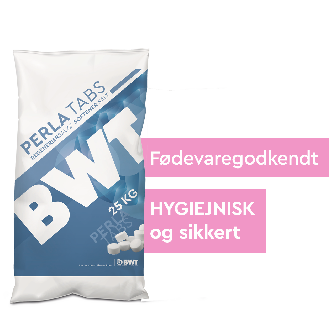 BWT Perlatabs salttabletter 25 kg pose