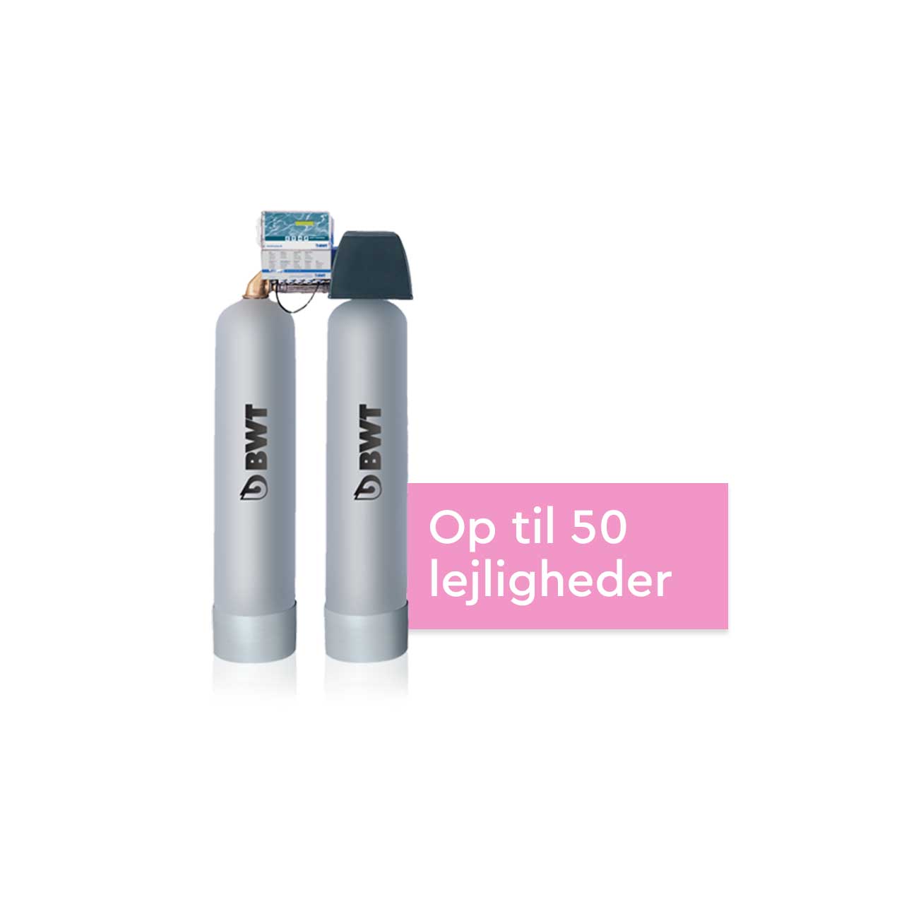 Kalkfrit BWT vand i lejligheder med DUO 3 BWT anlæg