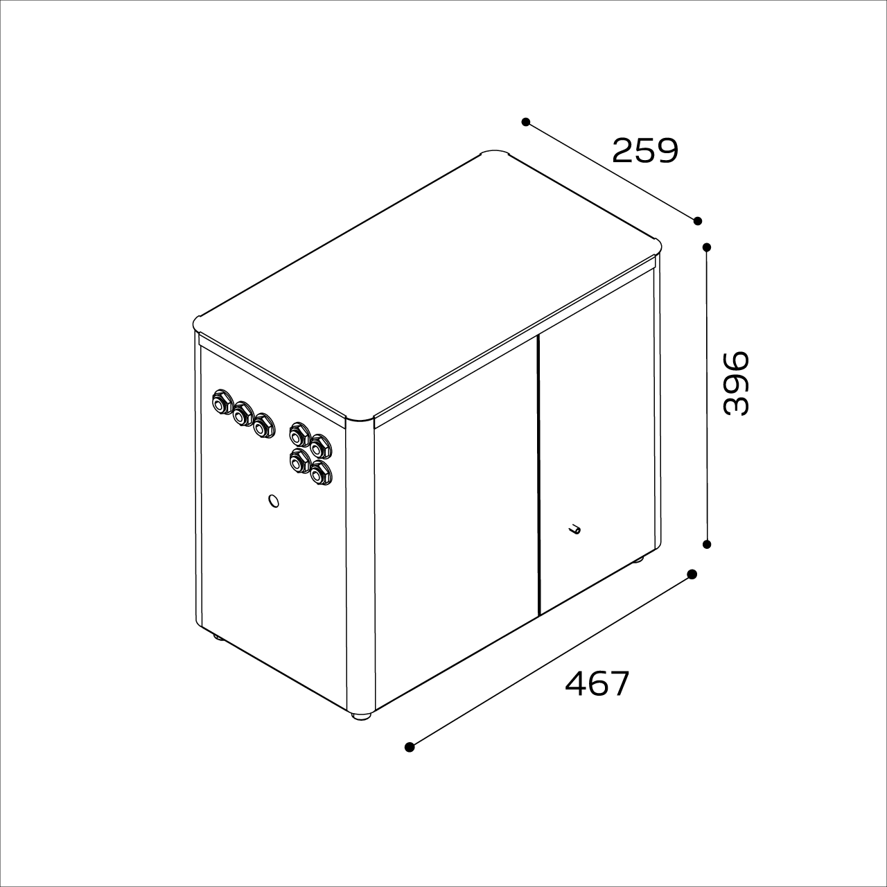 vandkøler til ca. 100 personer