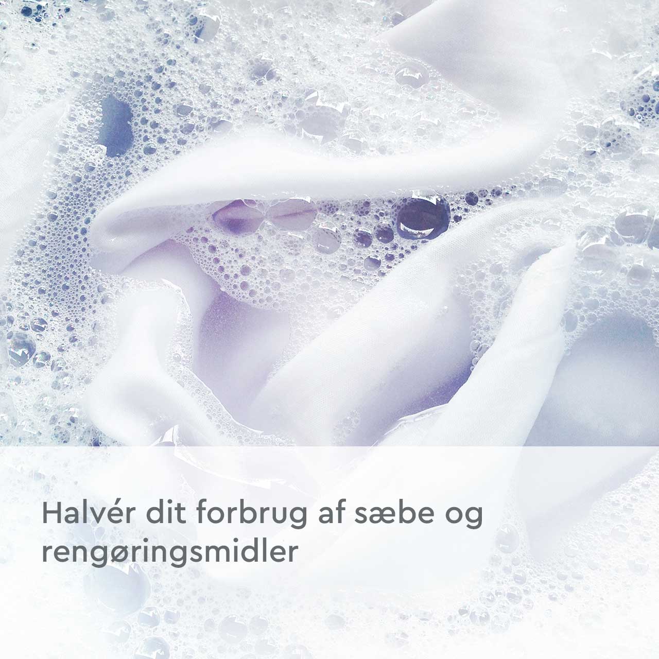Halver sæbeforbruget med blødgøringsanlæg