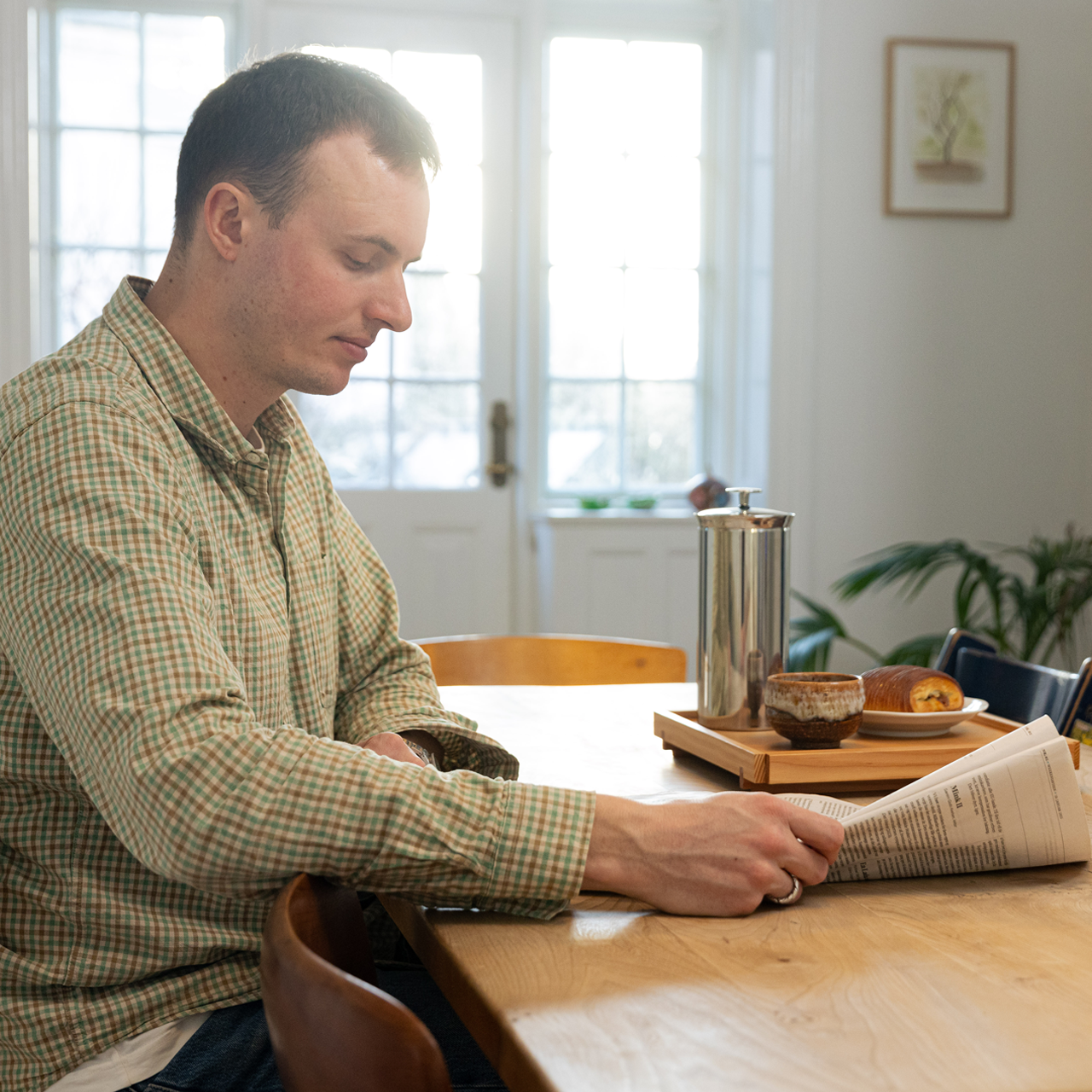 Kaffenørden Sebastian forstår vigtigheden af vandet brugt til kaffebrygning Kaffenørden Sebastian forstår vigtigheden af vandet brugt til kaffebrygning