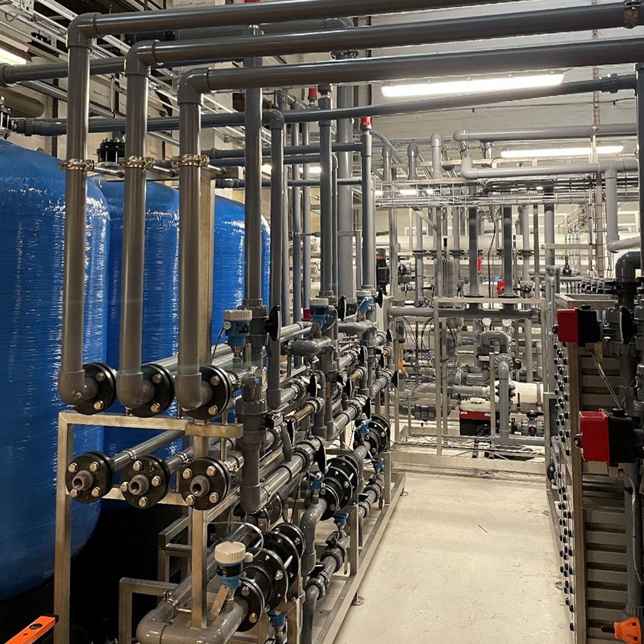 Vandbehandlingsanlæg til fødevarer- og bryggeri