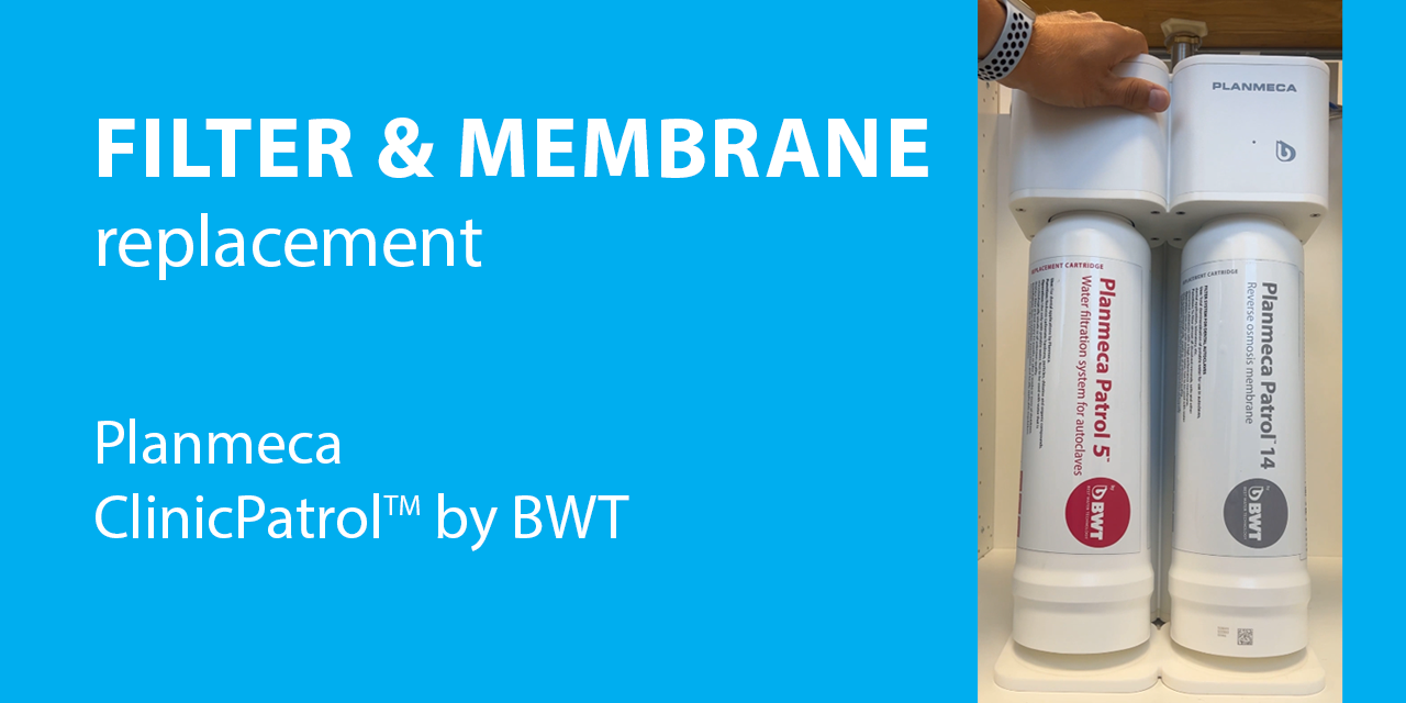 How to replace membrane and filter in Planmeca ClinicPatrol by BWT systems membrane-and-filter-replacement-planmeca-clinicpatrol-by-bwt