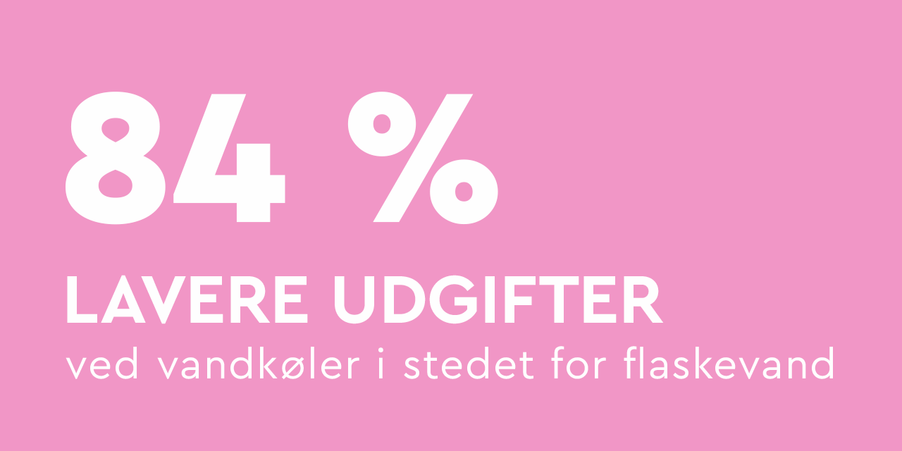 Spar 84 procent med filtreret BWT vand spar-84-procent-med-filtreret-bwt-vand