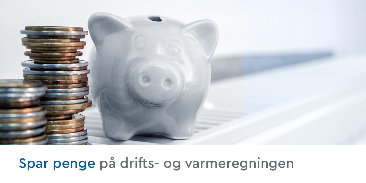 Pengegris med penge du sparer på blødgøring