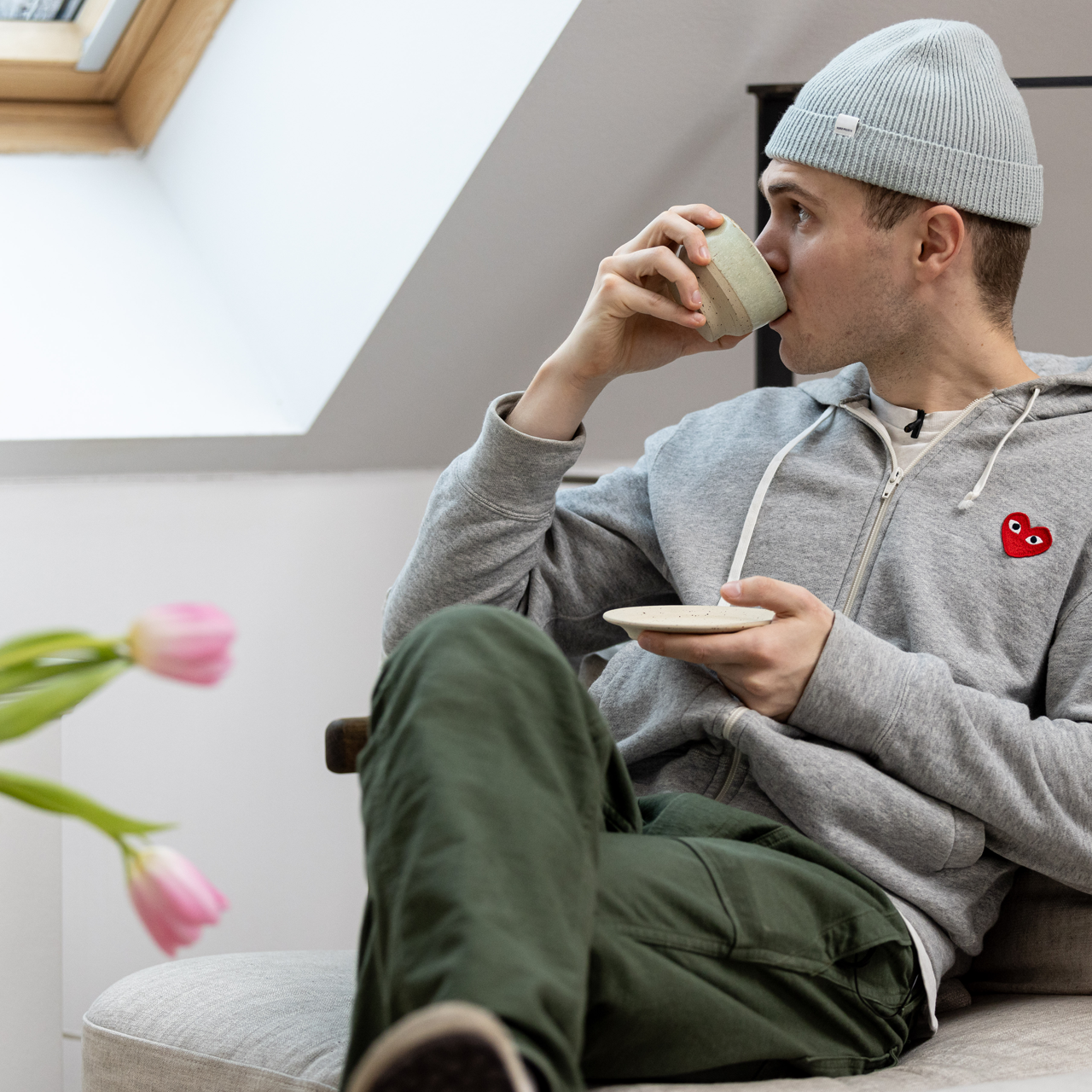 William elsker baristalivet i hjemmet William elsker baristalivet i hjemmet