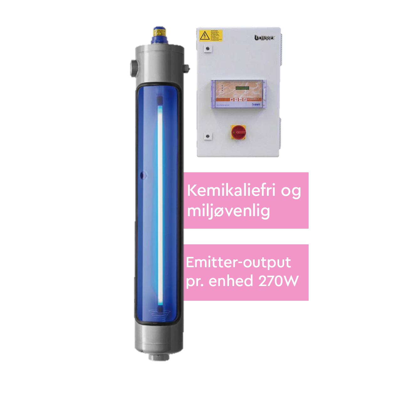 BWT Bewades N 810W270/40N kemikaliefri og miljøvenlig desinfektion