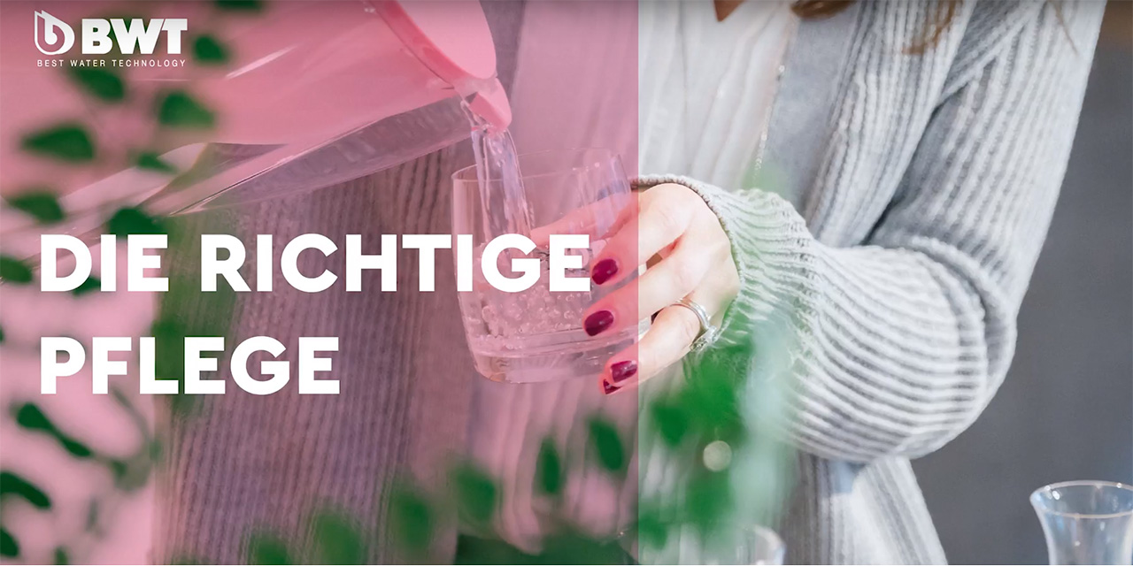 Pflege Tischwasserfilter