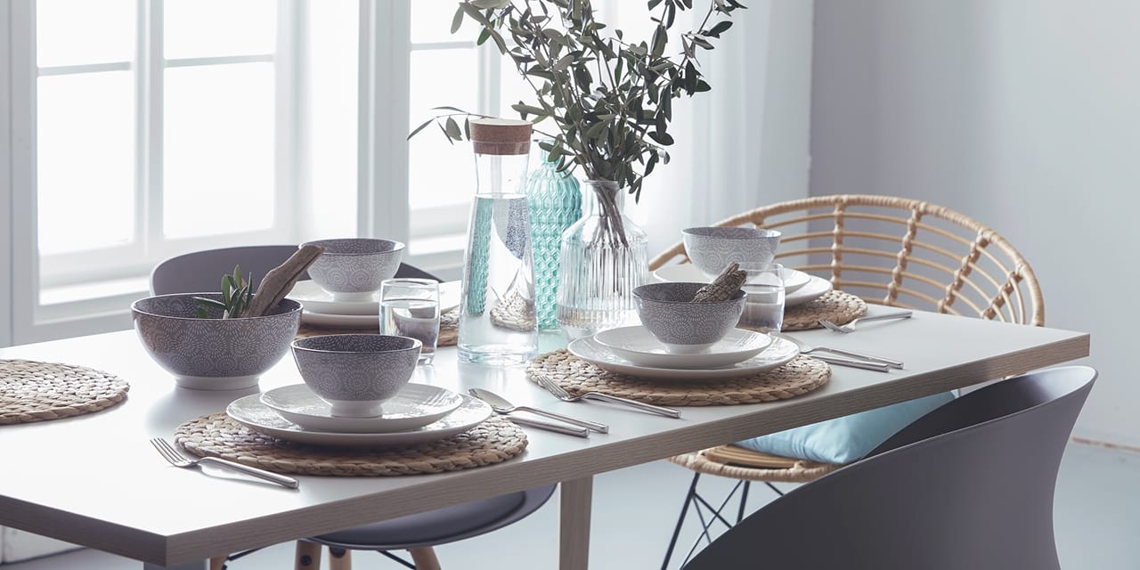 Festive table decoration