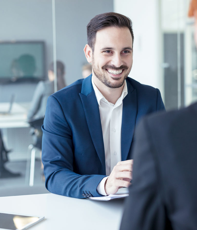 Mitarbeiter in Besprechung