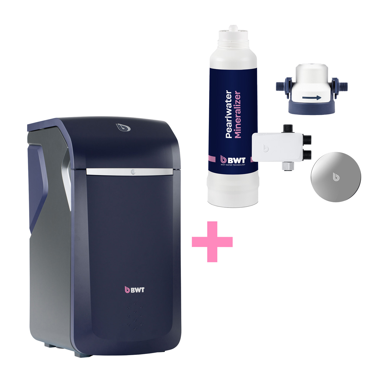 BWT Enthärtungsanlage PerlaMAXX deluxe plus mit BWT Pearlwater Mineralizer Kitchen-Set