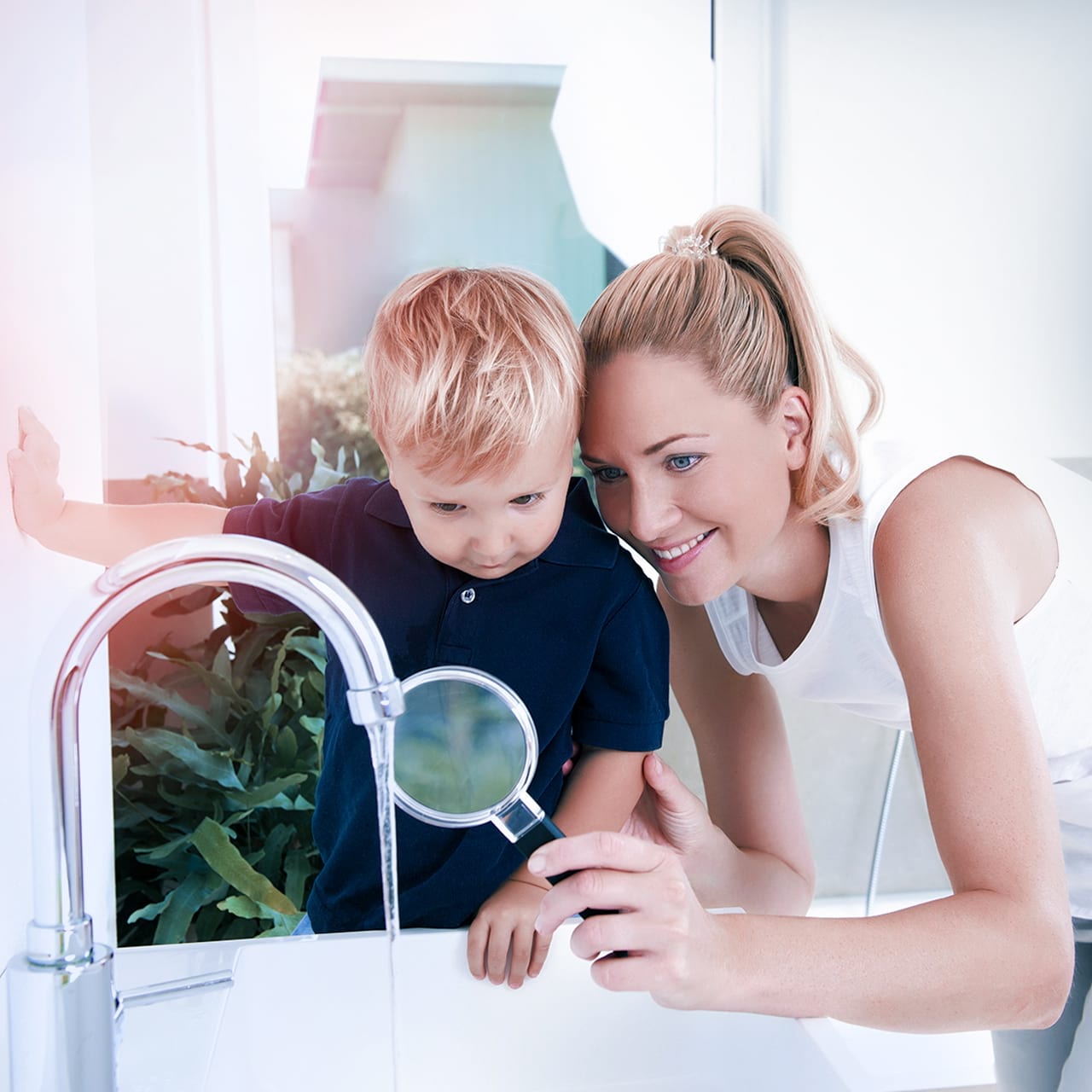 Enthärtung oder Kalkschutz