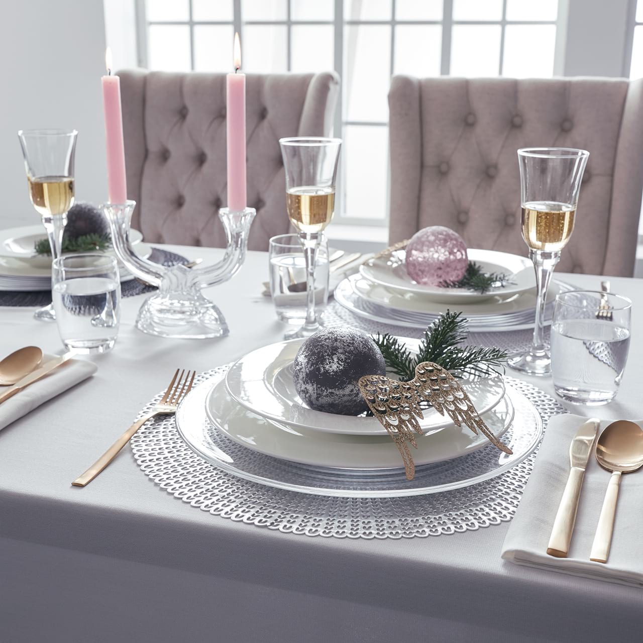 Festive table decoration