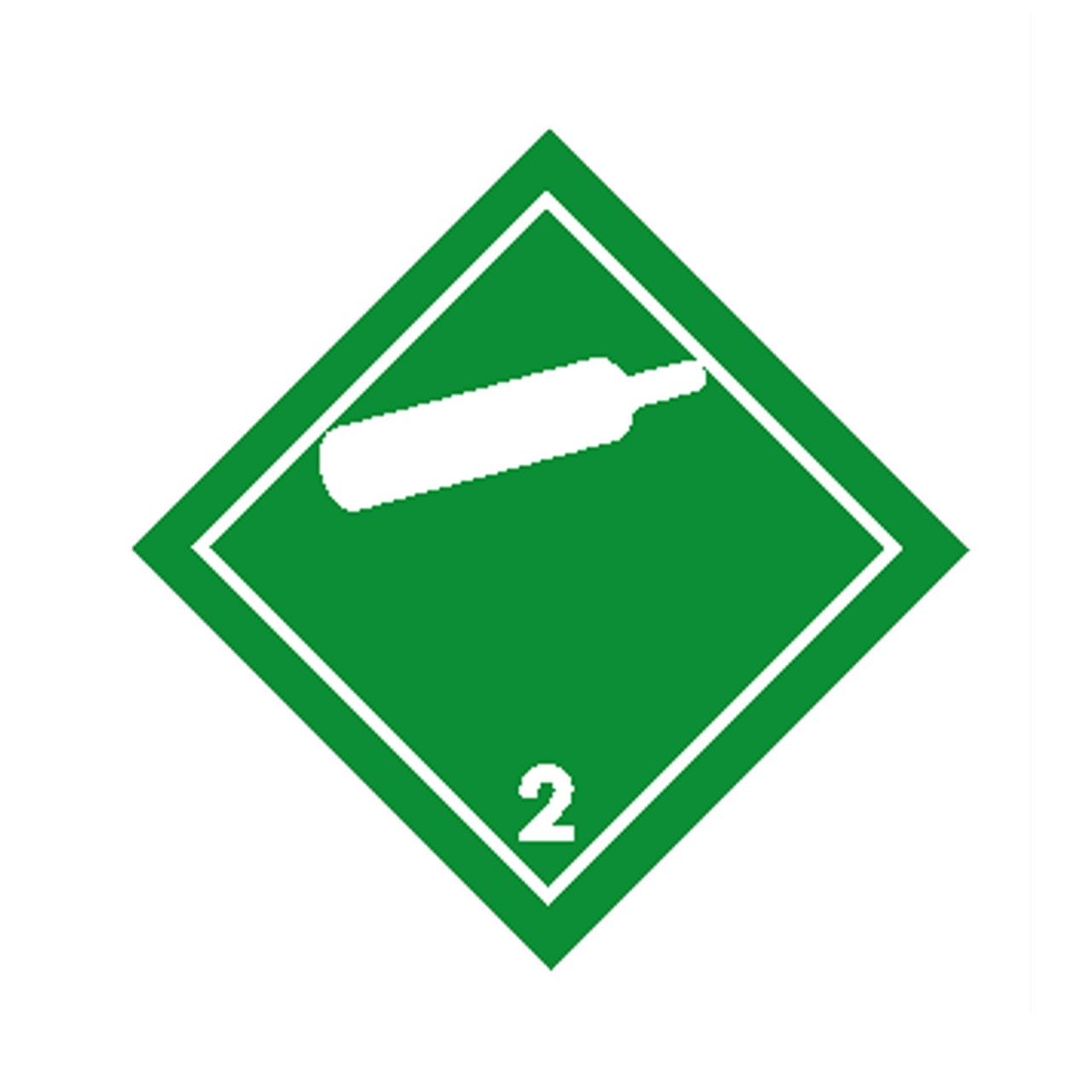 Green Carbon Dioxide Sticker