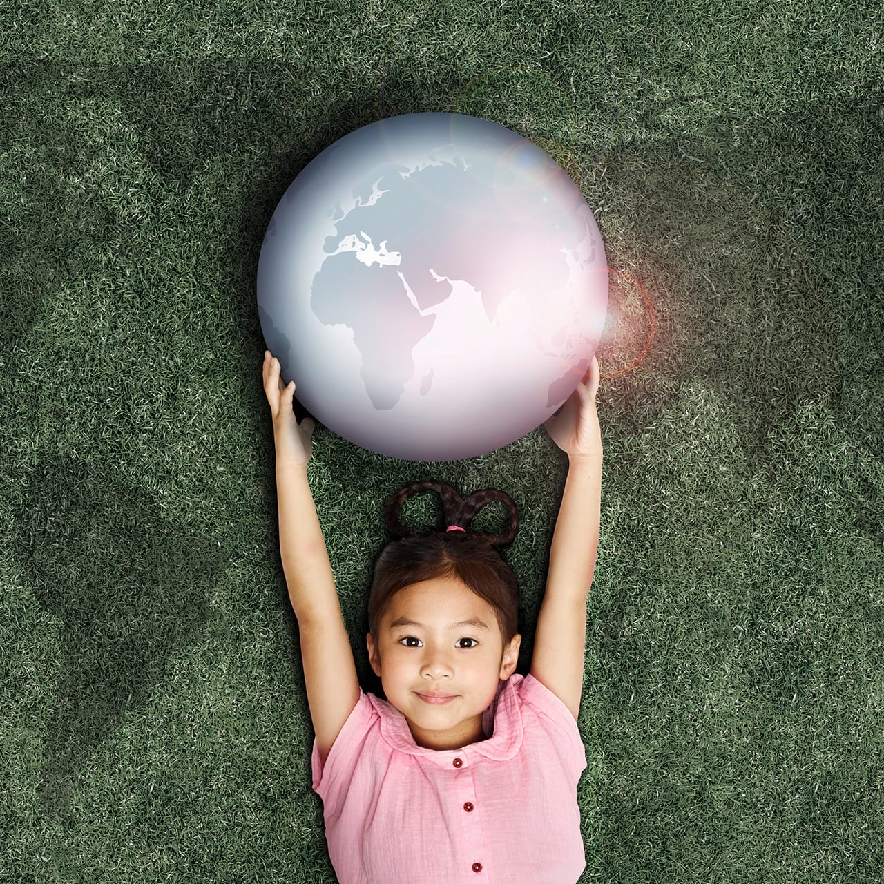 Girl with Globe