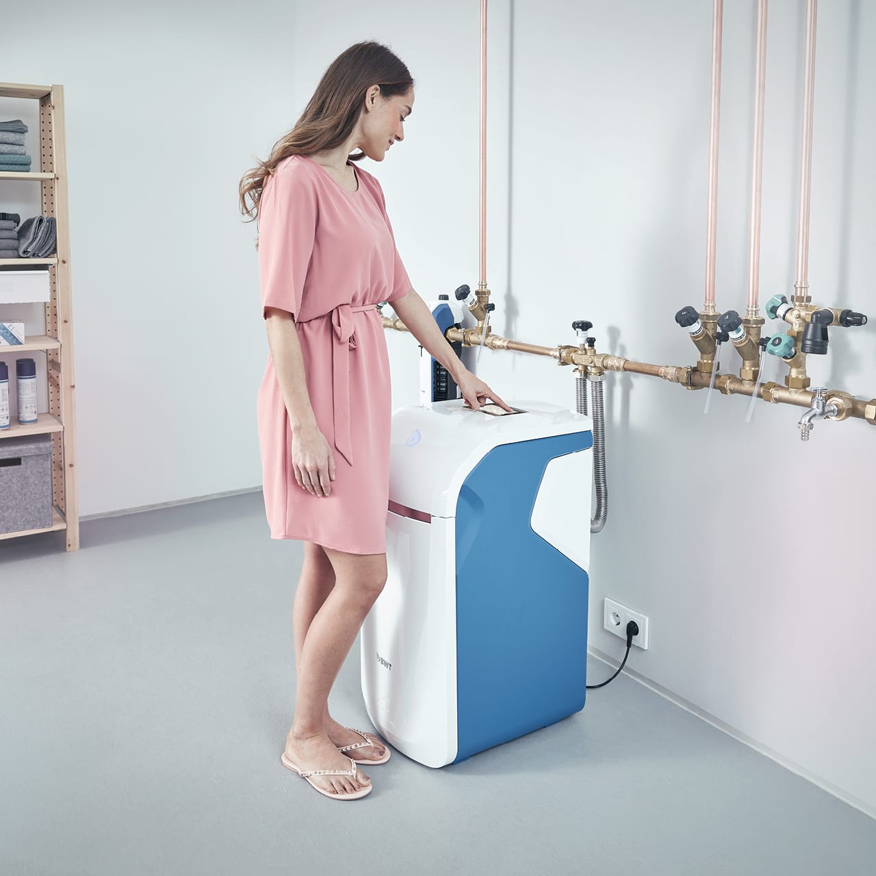 Wasserenthärter im Keller