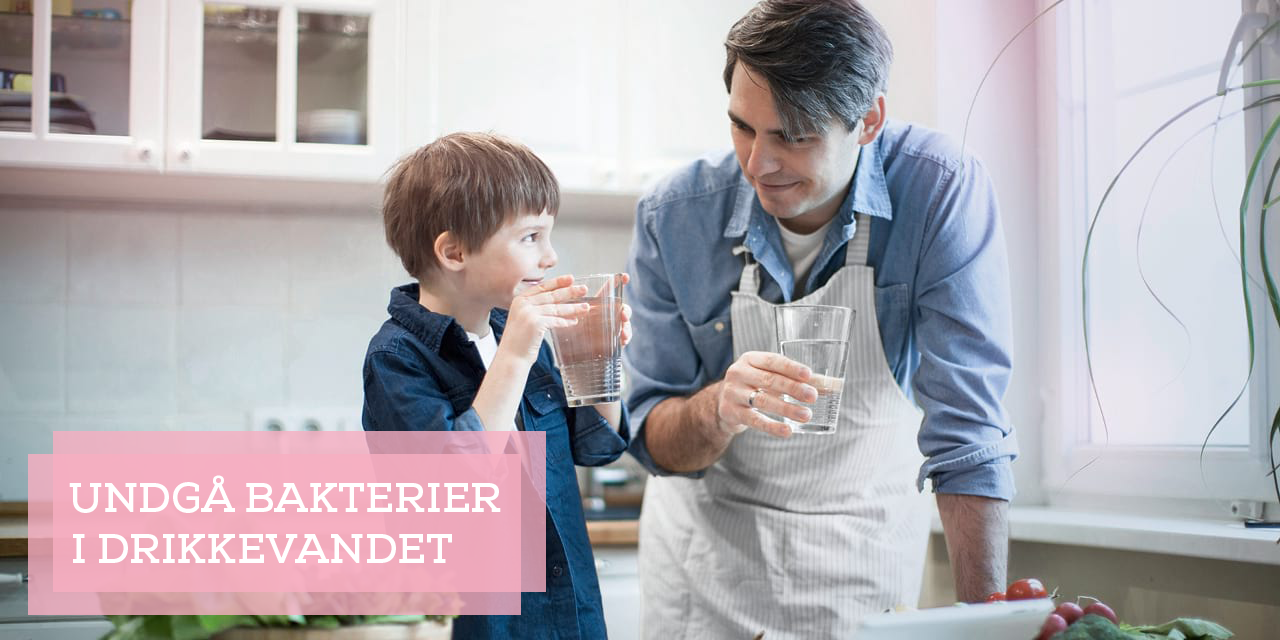 Bakterier i vand Far og søn taler om bakterier i vand