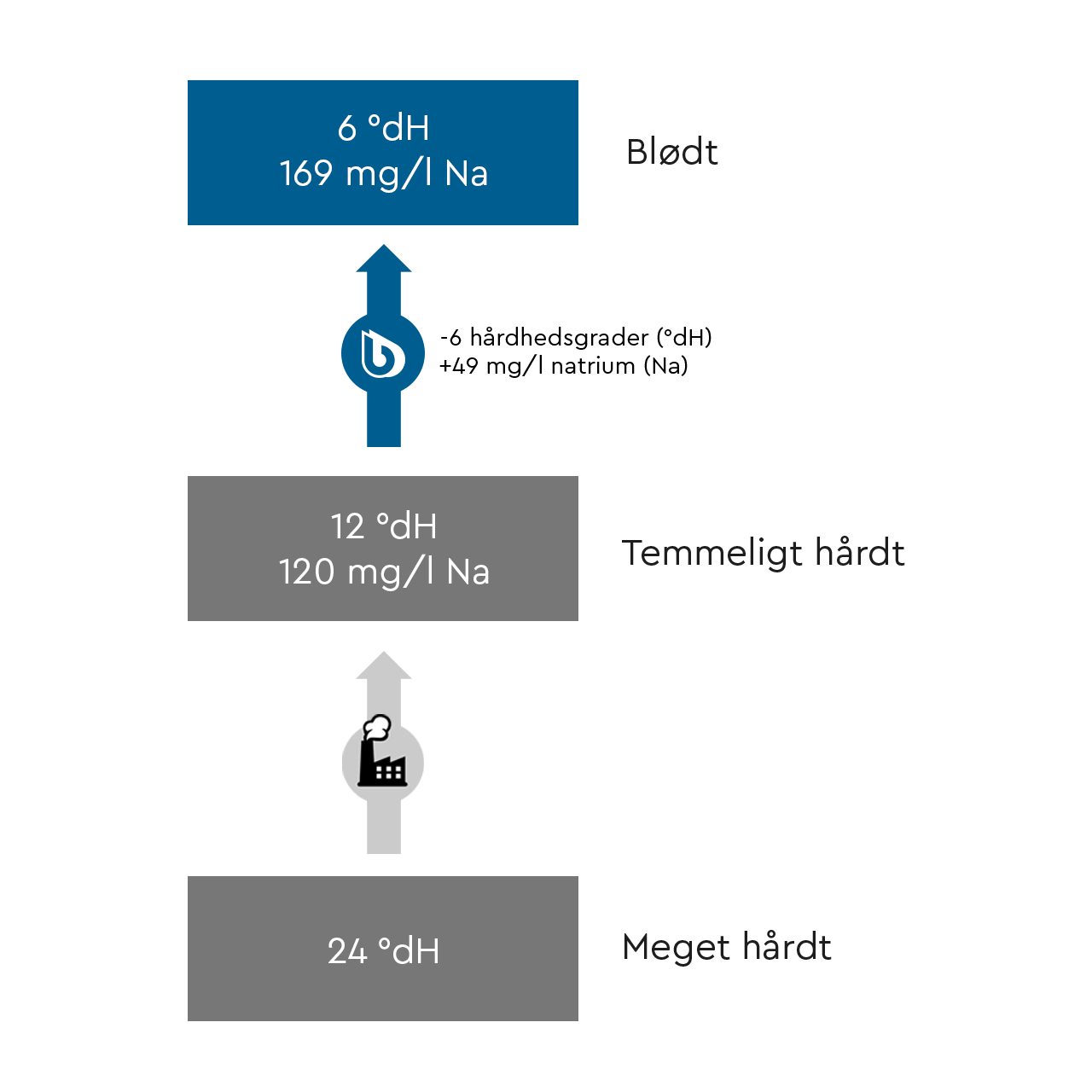 central blodgoring eksempel