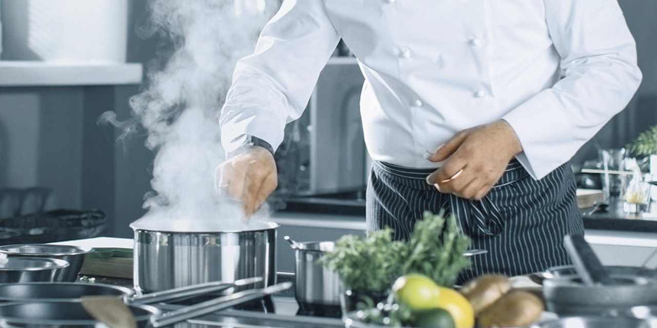 Chef cooking
