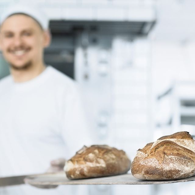 Baking fresh bread