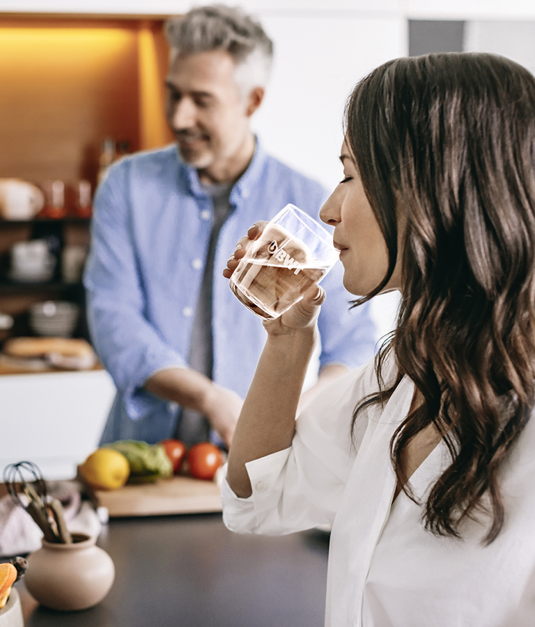Friends at a kitchen party