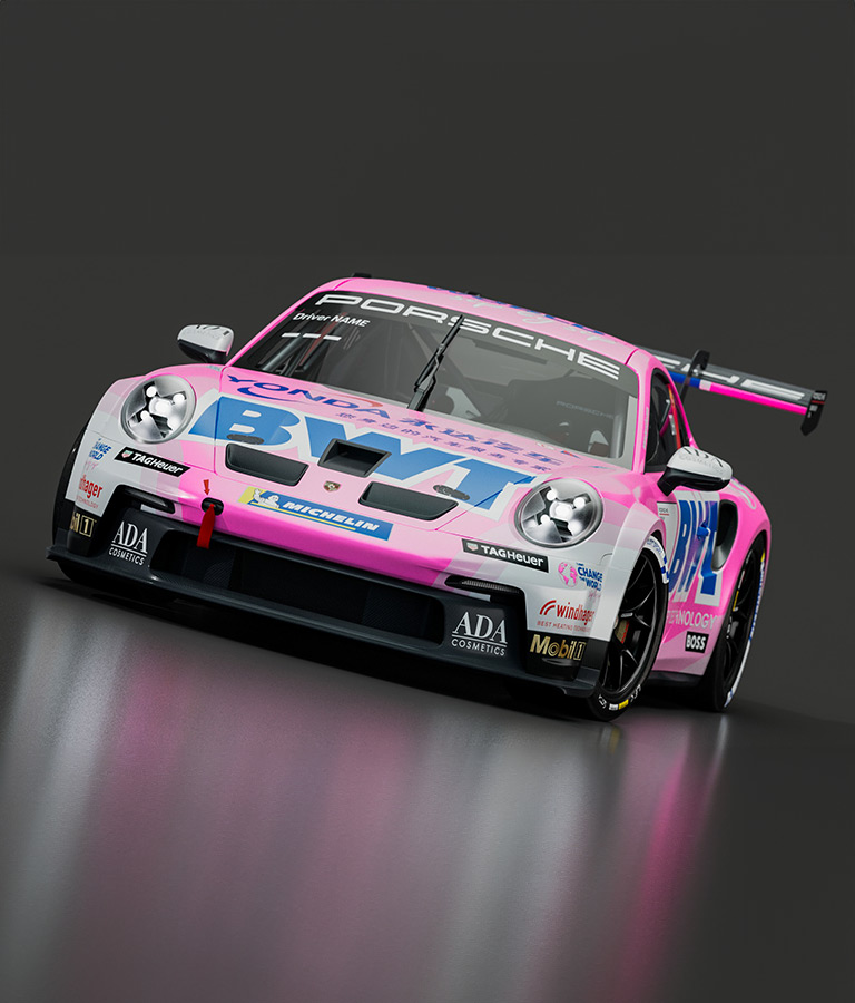 Porsche BWT pink car