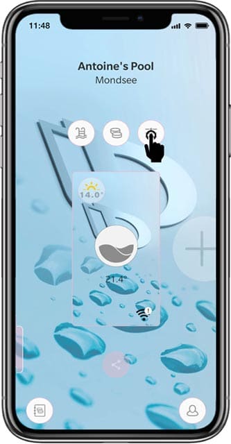 click pool setting