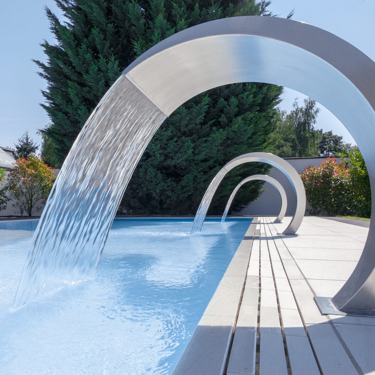 Schimmbad Schwallduschen