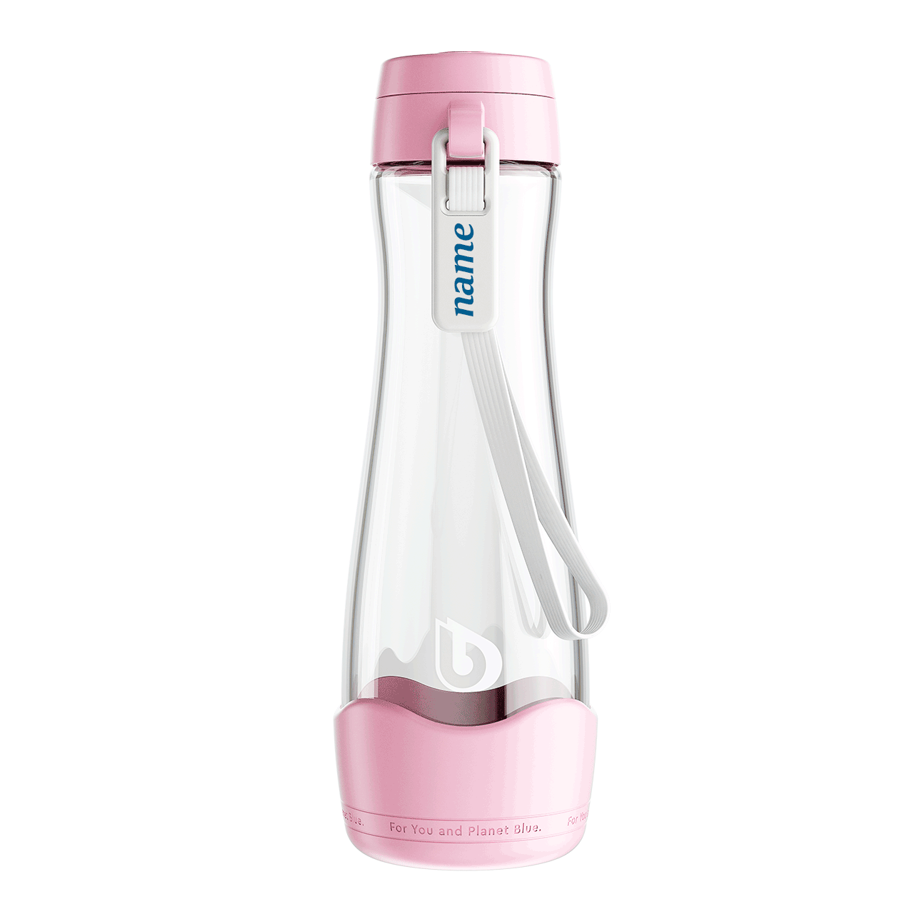 Glass bottle refill pink