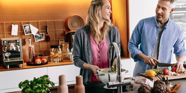 Teaser filtre à eau de cuisine