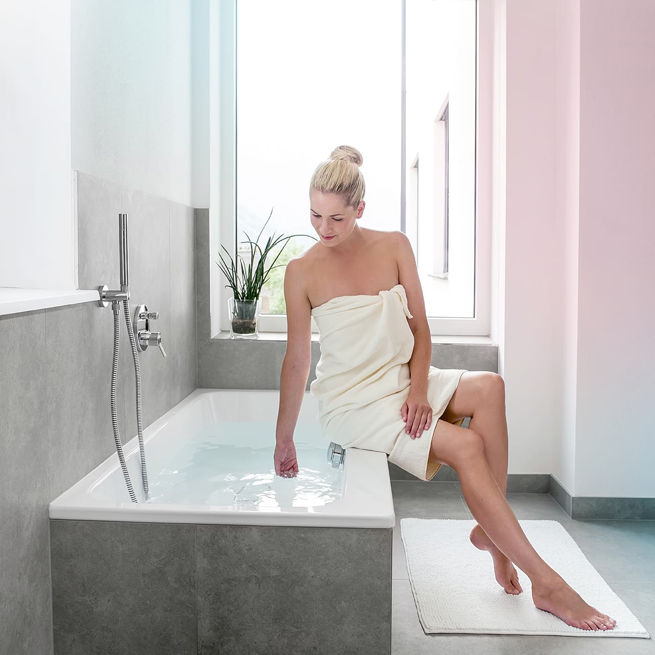 Une eau douce pour le bain