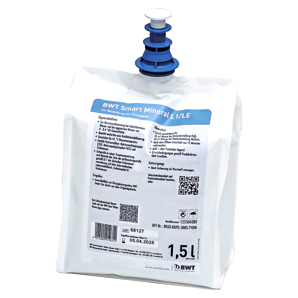 Sachets de substances actives pour le conditionnement de l'eau