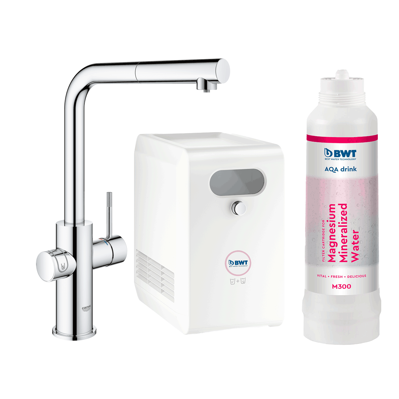 Robinetterie de cuisine, appareil de réfrigération et Fiter